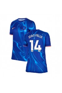 Chelsea Joao Felix #14 Voetbaltruitje Thuis tenue Dames 2024-25 Korte Mouw